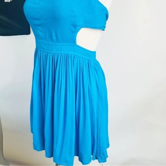 Cotton Candy Sweet‎ Little Ties Strapless Blue Dress Size Medium - Picture 4 of 11